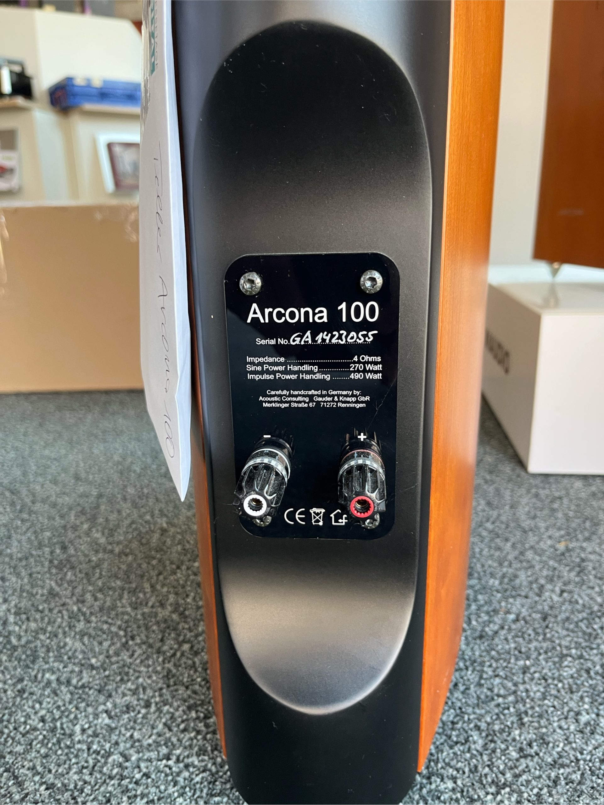 Gauder Arcona 100 (MK I) in Kirsche (Paar) – Bild 3