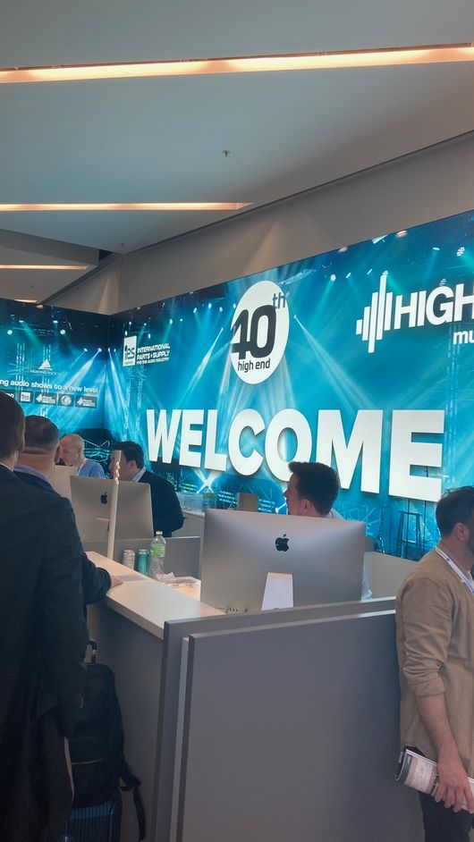 Besuch der HighEnd in München | 40th HighEnd - WELCOME