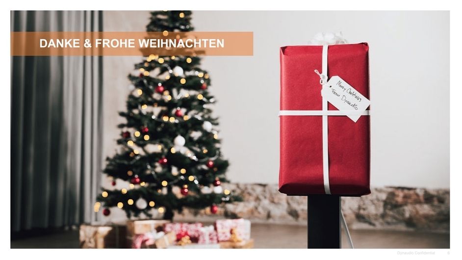 Weihnachtsverlosung von Dynaudio